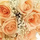 Cabo Balanco blommor- Persika Romantik Bukett/blomsterarrangemang