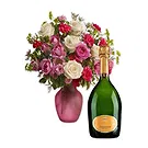 Versciaco di Sopra flowers  -  Pink and White Bouquet with Champagne Flower Bouquet/Arrangement