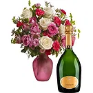 Versciaco di Sopra flowers  -  Pink and White Bouquet with Champagne Flower Bouquet/Arrangement