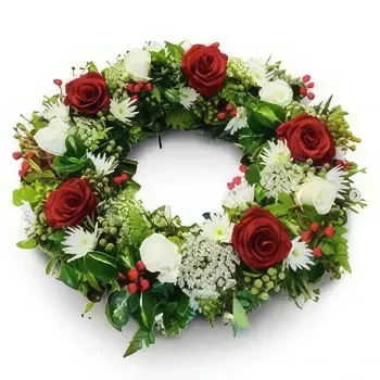 South Africa flowers  -  Xmas Wreath Flower Bouquet/Arrangement