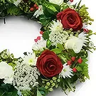 Douglas Blumen Florist- Weihnachtskranz Bouquet/Blumenschmuck
