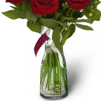Benalmadena blomster- Amour Rouge-bukett Blomsterarrangementer bukett