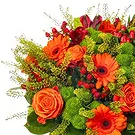 Oman flowers  -  Bouquet of Gerberas and orange roses Flower Bouquet/Arrangement
