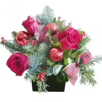 fiorista fiori di Krakow- Rosa festivo Bouquet floreale
