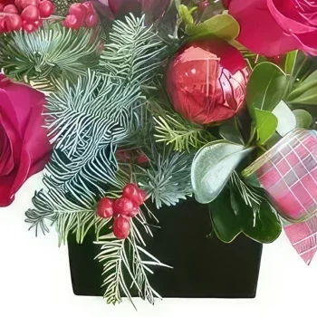 Krakau bloemen bloemist- Feestelijk roze Boeket/bloemstuk