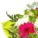 Bobosevo bloemen bloemist- Vrij wit en roze Boeket/bloemstuk
