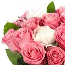 Atlia flowers  -  White and pink roses Flower Bouquet/Arrangement