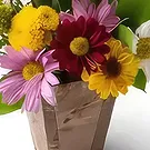 Santa Maria flowers  -  Arrangement of Colorful Daisies and Foliage Flower Bouquet/Arrangement