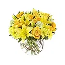 Ad Dilam blomster- Blandede gule blomster Blomsterarrangementer bukett