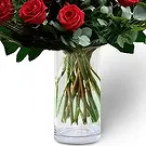 Benalmadena flowers  -  Red Velvet Elegance Flower Bouquet/Arrangement