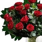 Benalmadena flowers  -  Red Velvet Elegance Flower Bouquet/Arrangement