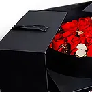 Buangkok flowers  -  Opulent Dark Box Flower Bouquet/Arrangement