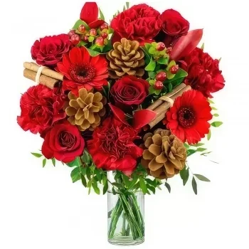 Teneriffa Blumen Florist- Liebevolle Weihnachten Bouquet/Blumenschmuck