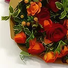 Budapest flowers  -  BLAZING FIRE - BOUQUET OF FLOWERS Flower Bouquet/Arrangement