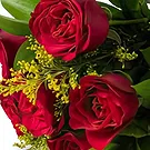 Santa Maria flowers  -  Bouquet of 6 Red Roses and Chocolates Flower Bouquet/Arrangement