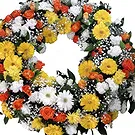 Ribeira Brava kvety- Svetlo Aranžovanie kytice