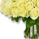 An-Najadah blomster- Klassisk hvite rosebukett Blomsterarrangementer bukett