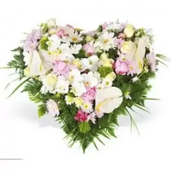 Marsella Floristeria online - Arcángel corazón de luto Ramo de flores