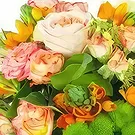 Le François flowers  -  Cologne Orange Flower Round Bouquet Flower Bouquet/Arrangement