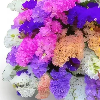 Ibiza blomster- Fargerike vibber Blomsterarrangementer bukett