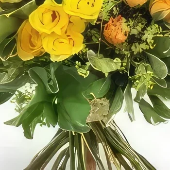 Montpellier Blumen Florist- Bunter Strauß Panama-Rosen Bouquet/Blumenschmuck