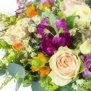 بائع زهور تولوز- باقة البلد الملونة لشبونة باقة الزهور