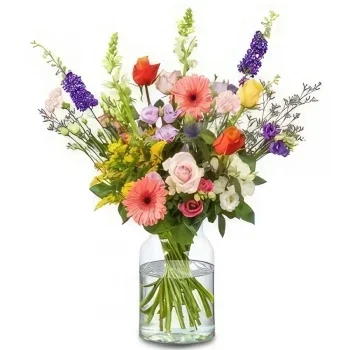 fleuriste fleurs de Almere- Bouquet champêtre coloré Bouquet/Arrangement floral