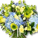 Garhoud flowers  -  Colorful Garden Bouquet with Hydrangeas Flower Bouquet/Arrangement
