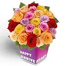 Garhoud flowers  -  Colorful Petals Flower Bouquet/Arrangement