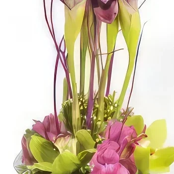 fleuriste fleurs de Strasbourg- Composition Belle Dame Bouquet/Arrangement floral