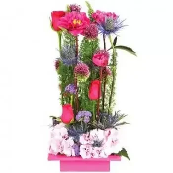 Ahaxe-Alciette-Bascassan çiçek- Tiyatro çiçek aranjmanı Çiçek Teslimat