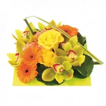לה למנטין חנות פרחים באינטרנט - סידור פרחים של אפרודיטה זר פרחים