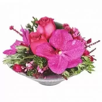 Albignac bunga- Rangkaian bunga Candy Rose Bunga Pengiriman