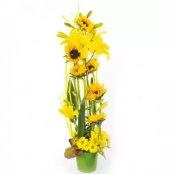 בורדו פרחים- איזון סידור פרחים זר פרחים/סידור פרחים