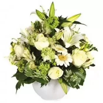 Fontvieille flowers  -  Purity flower arrangement Delivery