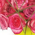 Le François flowers  -  Composition of pink roses Traviata Flower Bouquet/Arrangement