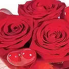 Le François flowers  -  Composition of red roses Romeo Flower Bouquet/Arrangement
