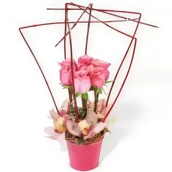 fleuriste fleurs de Bordeaux- Composition de roses Lady Rose Bouquet/Arrangement floral