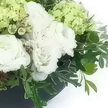 flores Marsella floristeria -  Composición de flores blancas de Fontana Ramo de flores/arreglo floral