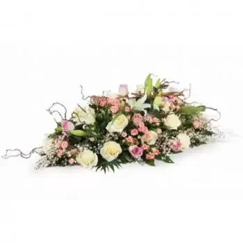 Bordeaux online Florist - Composition for an Equinox burial Bouquet