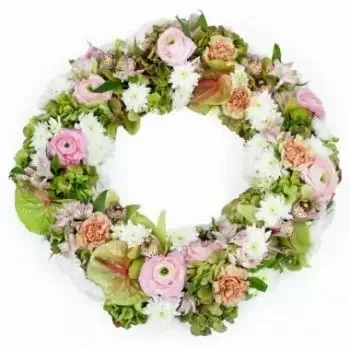 Tarbes Online cvjećar - Kruna od pastelnih Hecuba cvjetova Buket