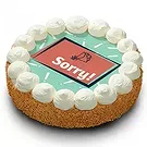 Amsterdam Blumen Florist- Sahnetorte „Sorry“ Bouquet/Blumenschmuck