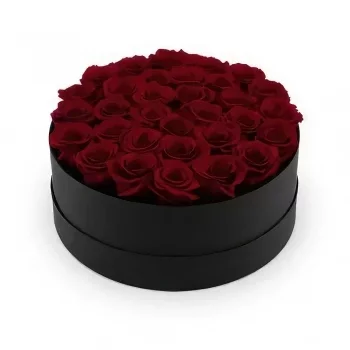 Λονδίνο λουλούδια- Κατακόκκινα τριαντάφυλλα Μπουκέτο/ρύθμιση λουλουδιών