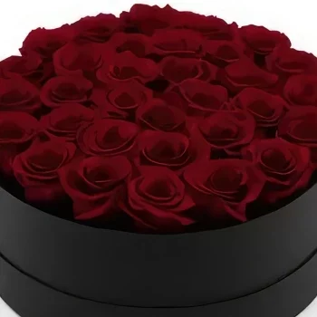 Λονδίνο λουλούδια- Κατακόκκινα τριαντάφυλλα Μπουκέτο/ρύθμιση λουλουδιών