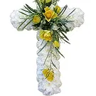 Kenya flowers  -  Cross Funeral Wreath Flower Bouquet/Arrangement