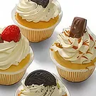 Eindhoven blommor- Cupcake frukt och choklad Bukett/blomsterarrangemang