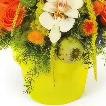 ナント 花- かわいい丸い構図 花束/フラワーアレンジメント
