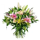 Luton flowers  -  Blushful Flower Bouquet/Arrangement