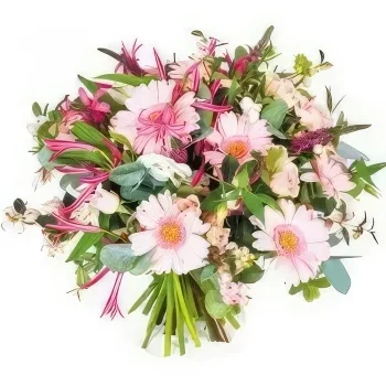 Στρασβούργο λουλούδια- Στρογγυλή ανθοδέσμη αφιέρωση Μπουκέτο/ρύθμιση λουλουδιών