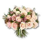 An-Najadah blomster- Delikat rosa rosebukett Blomsterarrangementer bukett